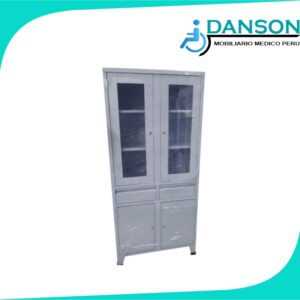 Vitrina de 2 cuerpos en acero inox